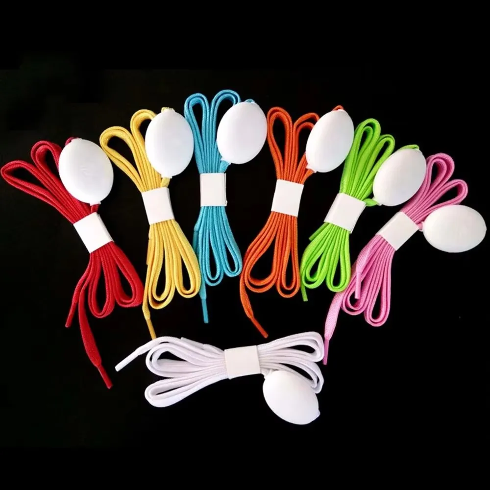 Mini LED Light Glow Light 1 Pairs Light Up Shoe Laces Nylon LED Shoelaces Flashing LED Shoelaces with 3 Modes Flashing Glow in The Dark Party