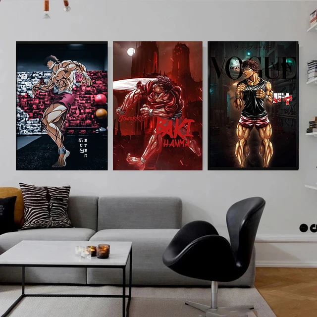 Baki Hanma Anime Art Canvas Poster Print Home Decor Painting Wallpaper  Decorative Wall Picture for Living Room - AliExpress