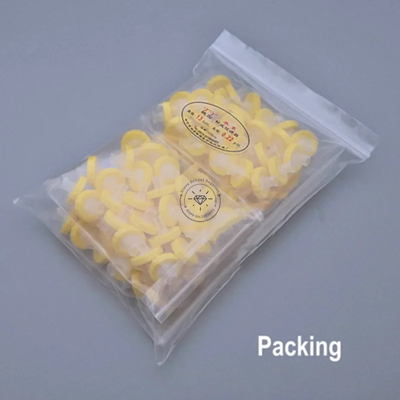 

100pcs/bag Lab Disposable13mm 25mm Plastic Syringe Filter with MCE/Nylon/PP Microporous Membrane