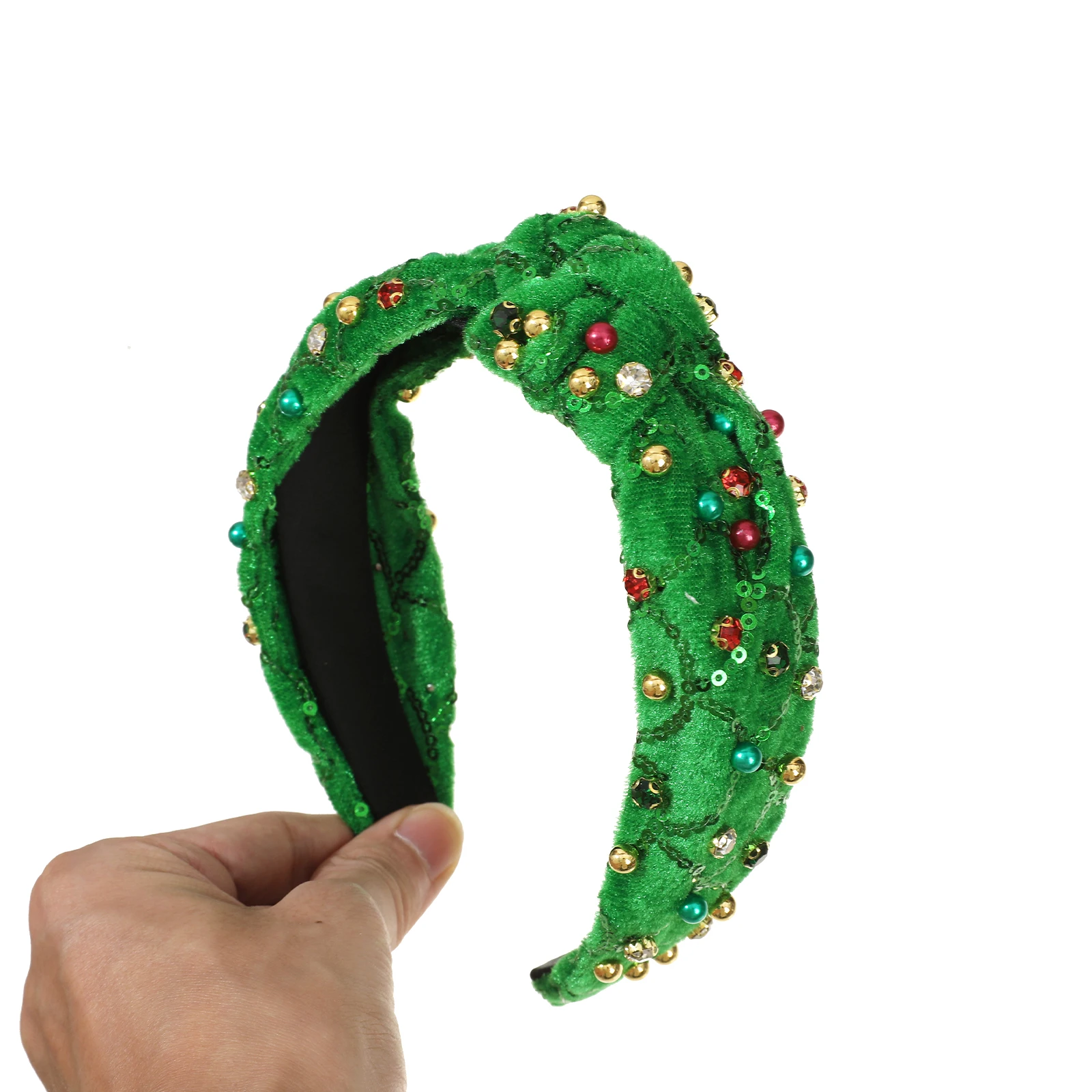 1pc Fashion Knot Pearl Hairband For Women Girls Shopping Travel Headpiece Accessories Party Hair Hoop Korean Ladies Headband