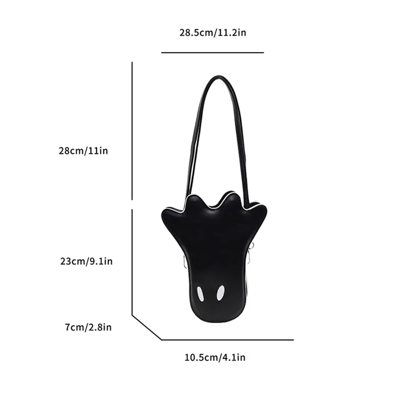 Halloween Design Ghost Crossbody Bag Women'S Crossbody Bag Fashion Shoulder Armpit Bag Holiday Gift
