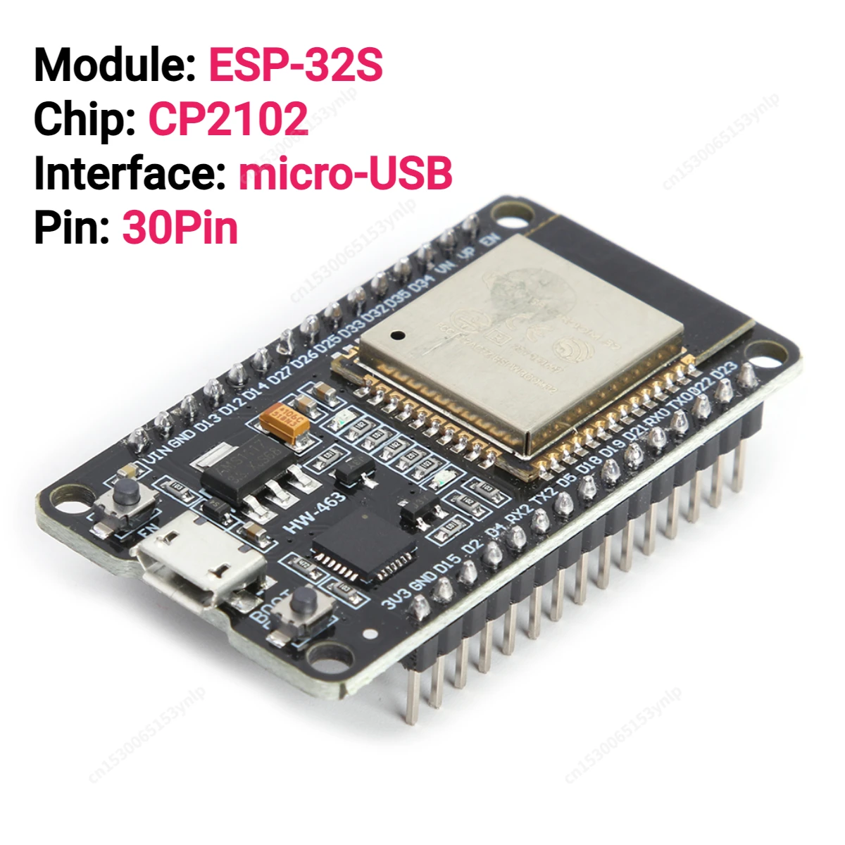 ตัวเลือกสินค้า บอร์ดพัฒนา ESP32 WiFi+บลูทูธ สำหรับโปรเจกต์อัจฉริยะ