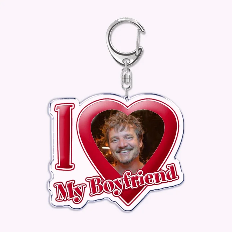 Game The Last of Us I Love My Boyfriend Girlfriend Keychain for Women Joel Ellie Key Chain Ring Keychains Jewelry Fans Gifts