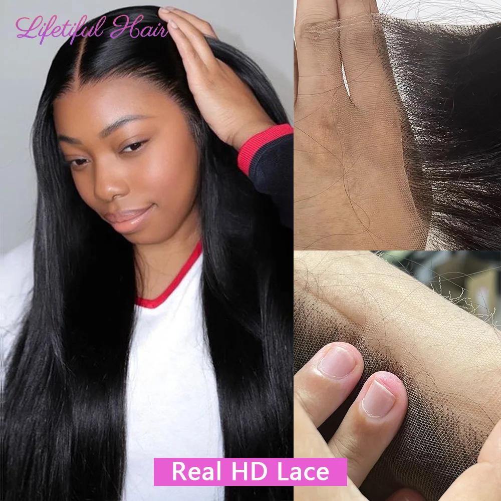 

Real Hd Lace 13x4 13x6 Hd Lace Frontal Closure Only Melt Skins Straight 14-24 Inch Human Hair Lace Frontal Pre Plucked Invisible