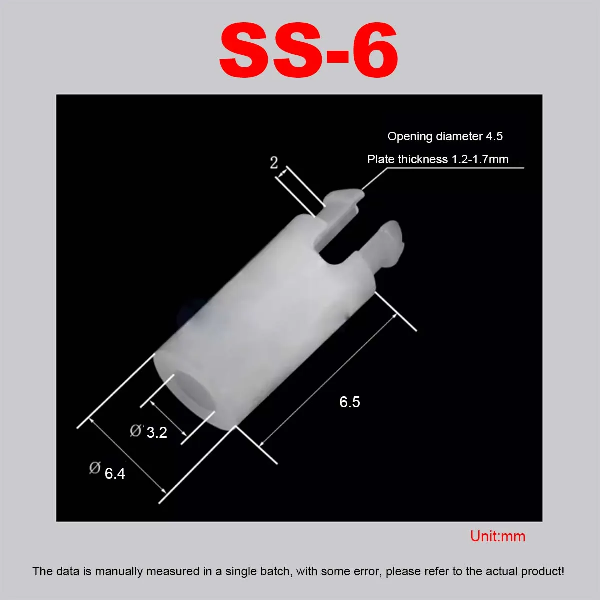 100pcs SS-6