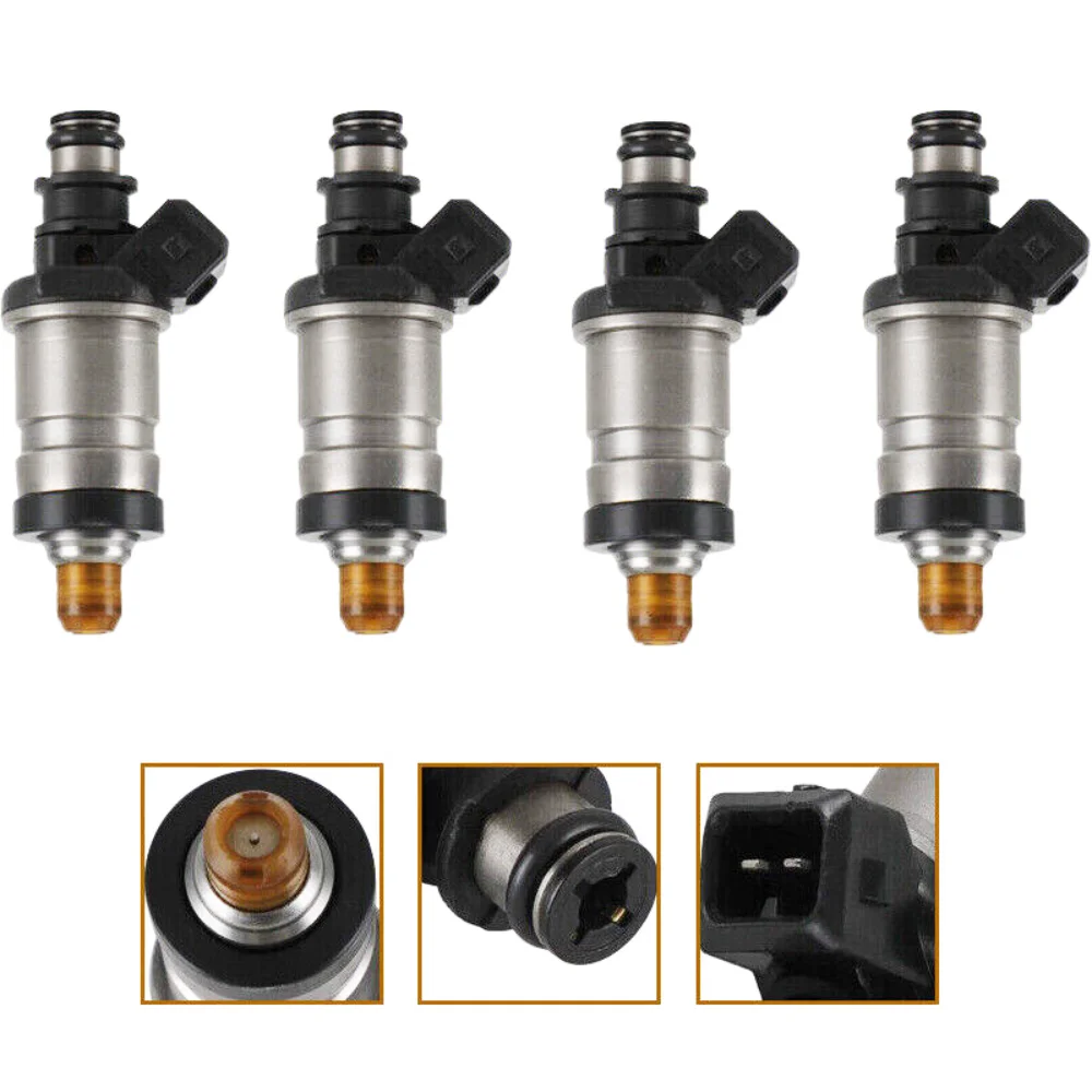 

4PCS Fuel Injector 06164-P0A-000 06164P0A000 For 1986-1997 Honda Accord Prelude 2.0 2.2 Acura Prelude