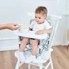 Aluminium Alloy Foldable Portable Compact Baby Chair with Safe Belt, Easy Travel for Camping Picnics