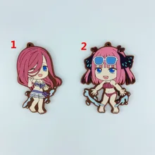 

The Quintessential Quintuplets Anime Rubber Keychain Key Ring Race Straps Cosplay