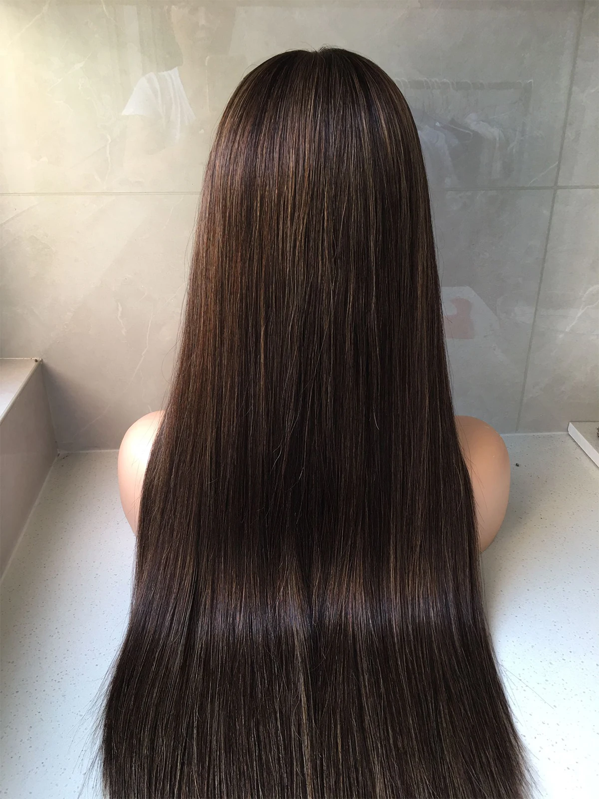 26inch European human hair silk base top 4*4 wig 100% virgin hair Jewish wigs Kosher wigs