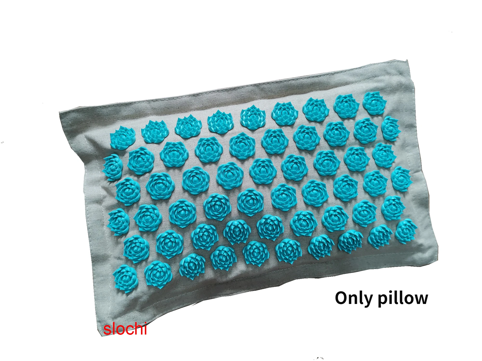 1pc gray blue pillow