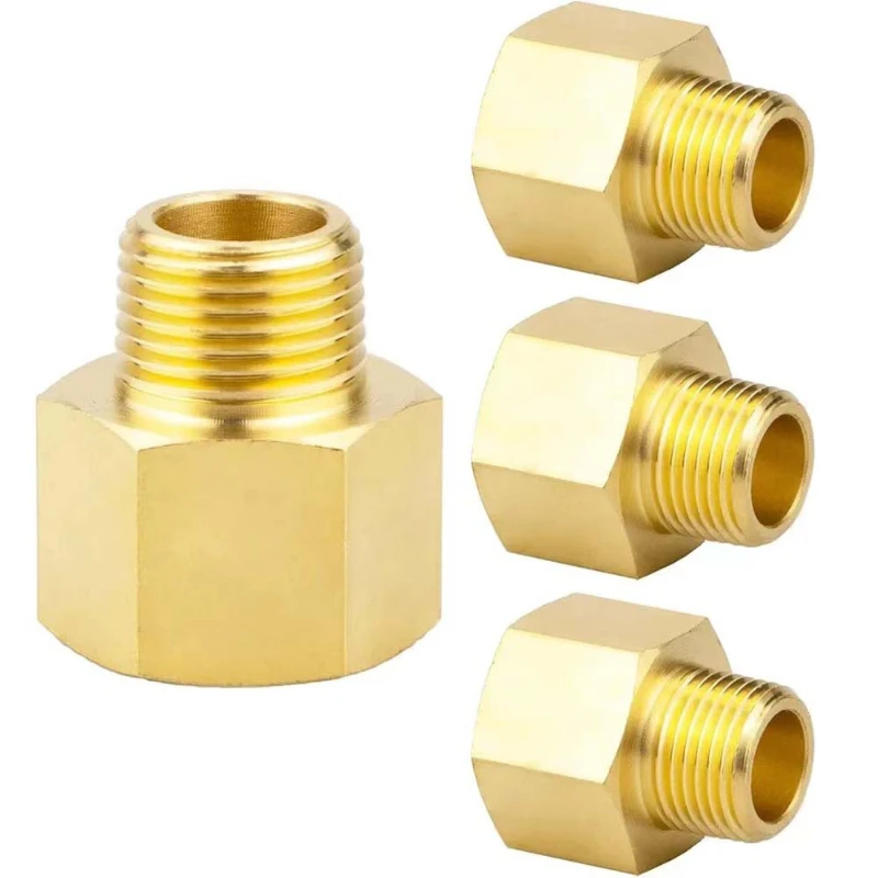 SAE Female To SAE Male Flare Adaptor 1/4 3/8 1/2 3/4 To 1/4 3/8 1/2 5/8 Propane Natural Gas Reducer Air Conditioner
