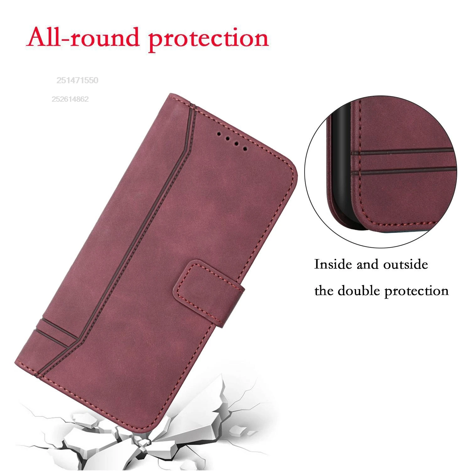 Flip Wallet Case For LG Velvet Stylo 6 7 K41S K40S K50S K31 K51 K71 K22 K42 K62 K52 K92 Q92 5G K20 K30 2019 Phone Case Cover 2