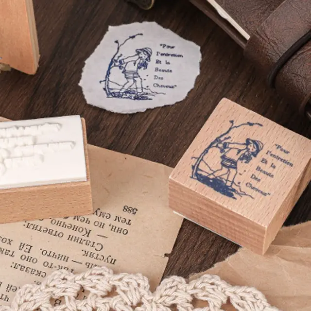 Childhood Story Wooden Stamps Toy Rubber Stamps For Scrapbooking Journals Card Making Stationery Diy Craft Decoration Stamp 3