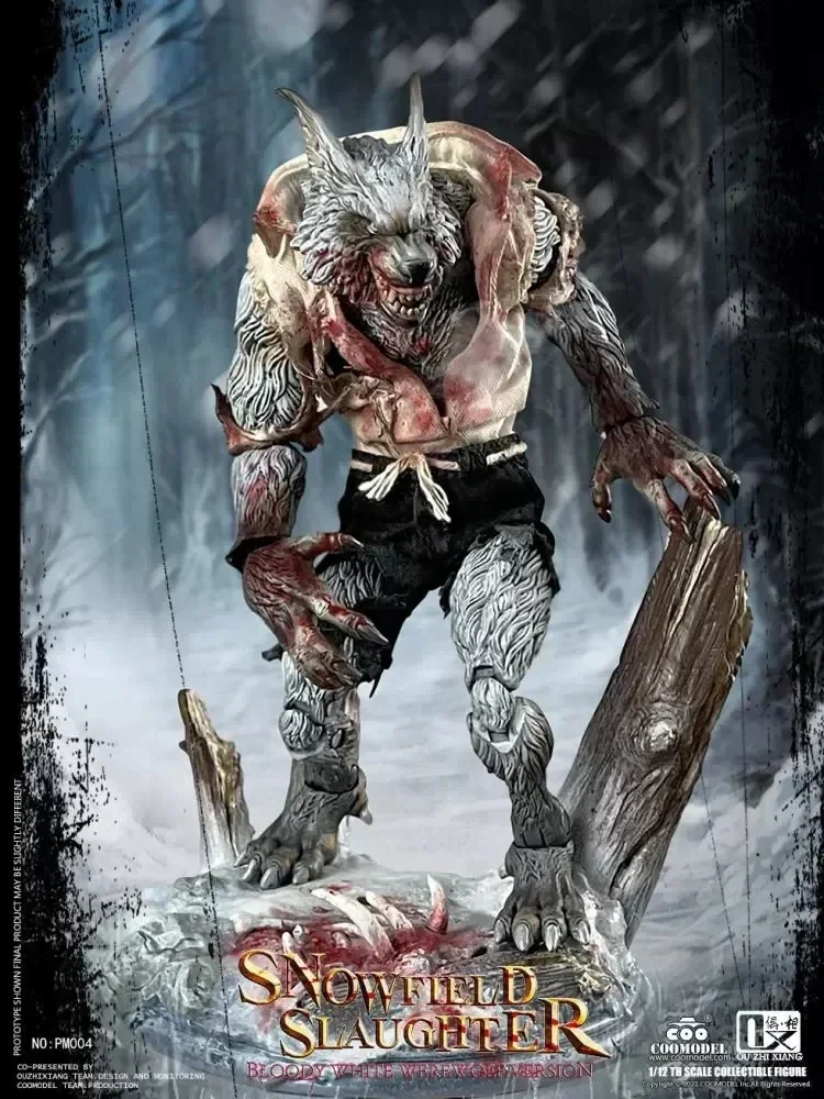 thumbnail image 1 of Nuevo Pm001 Pm002 Pm003 Pm004 Monstruos de bolsillo a escala 1/12: Jungle Howl (Hombre lobo del bosque)/Snowfield Slaughter (Hombre lobo blanco sangriento), 1 of 5