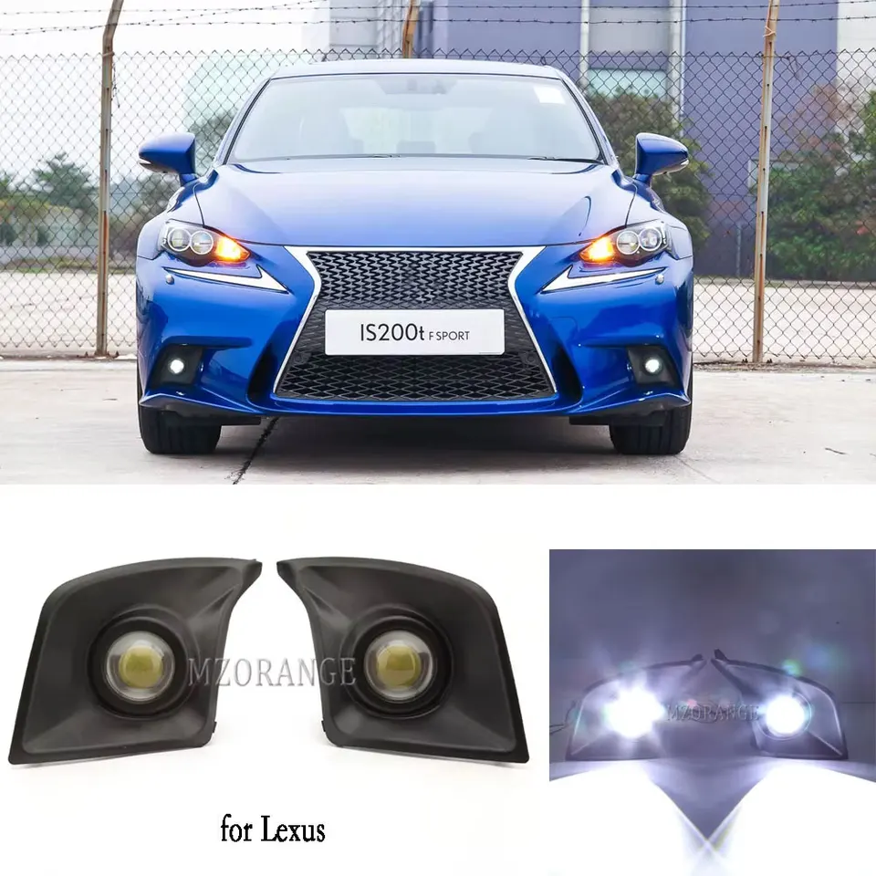 JDM Tri-Projector High Power LED Fog Light Kit For 17-20 Lexus IS (Non - Foto 4