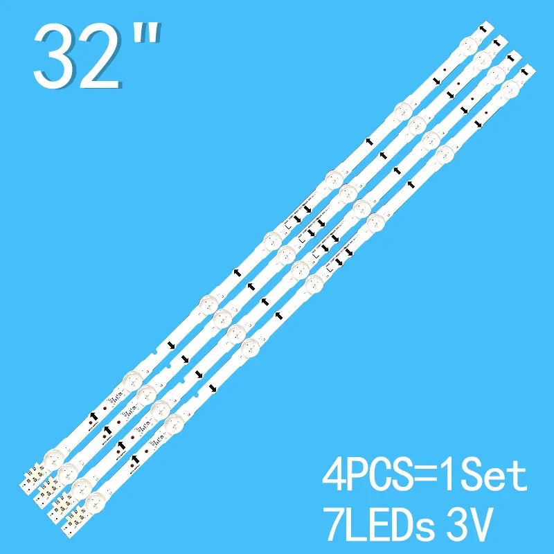 4PCS LED backlight strip 7LED for samsung LT32E310 UE32J5500 2014SVS32FHD 3228 LM41-00041K UA32H5500AJ UA32H4000AW CY-GJ032BGLVX new lcd tv backlight strip v7dn 320sm1 r1 bn96 43667a lm41 00420a cy jm032bger2v for samsung ue32m5000