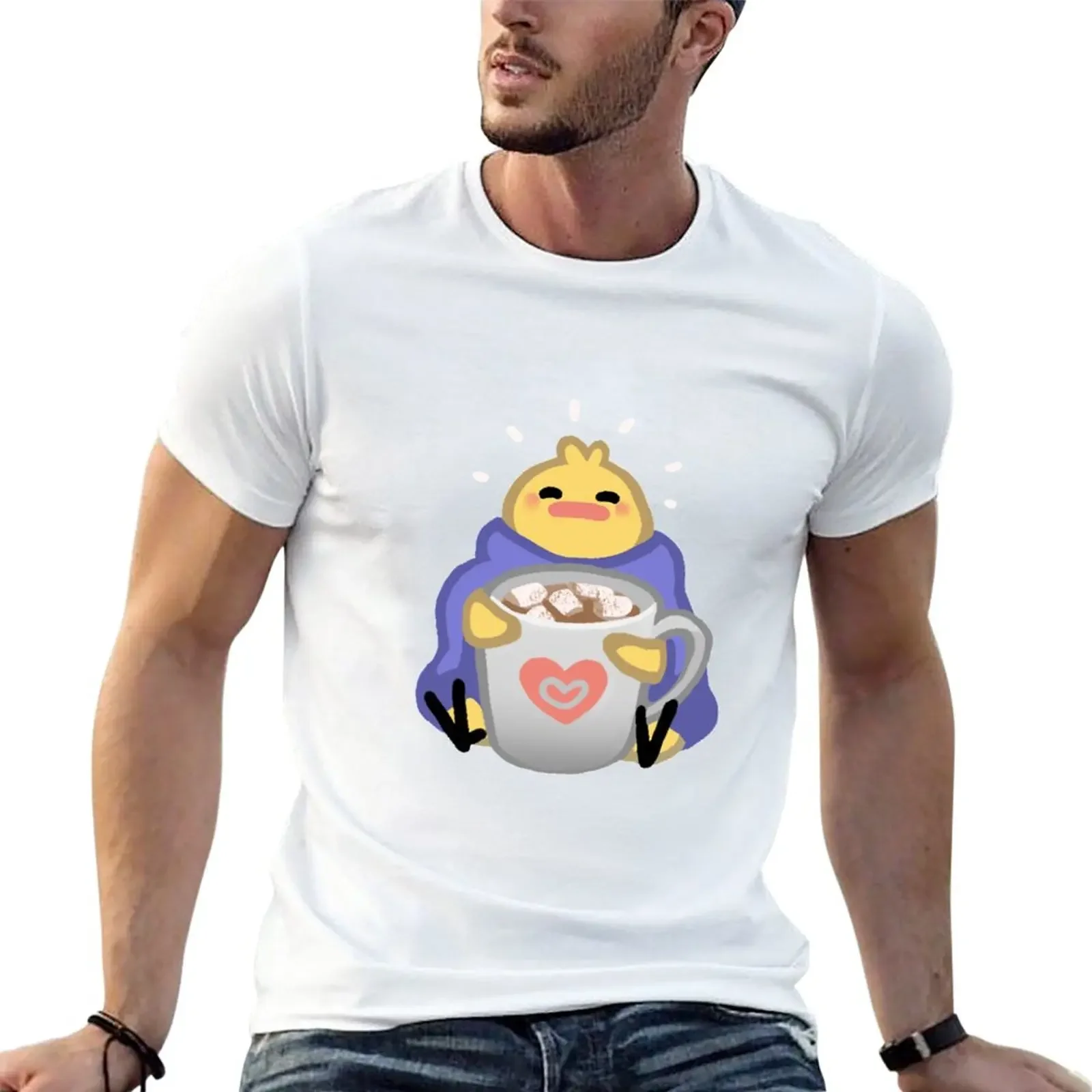 

Hot Cocoa Birdblob T-Shirt vintage heavyweights customs design your own mens t shirt graphic