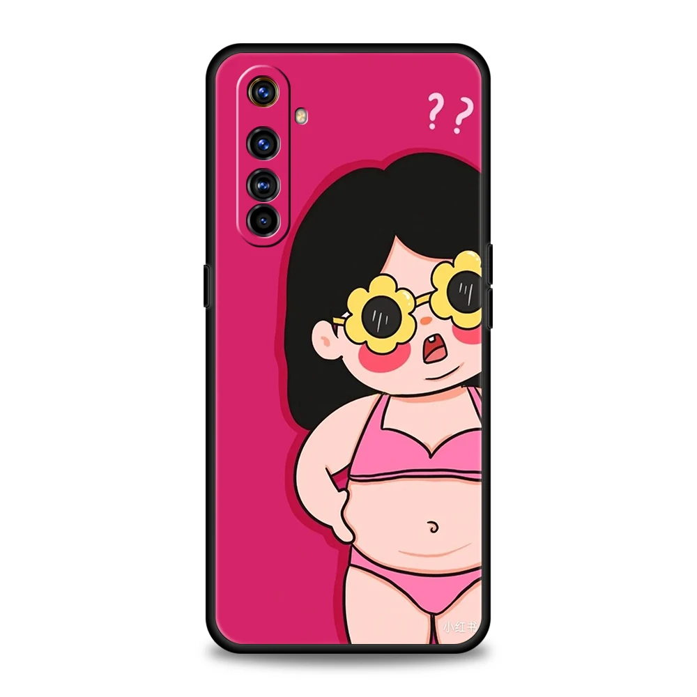 Whimsical Cartoon Character Soft TPU Phone Case Cover