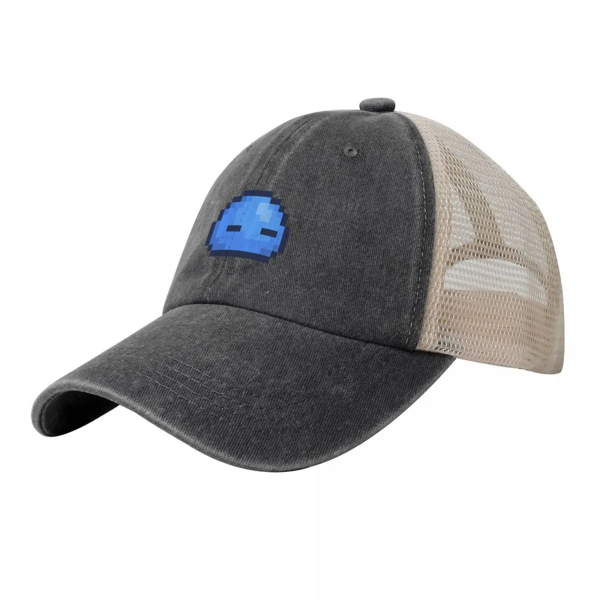 

Sleepy Blue Terraria Slime Cowboy Mesh Baseball Cap Fishing cap Fluffy Hat Horse Hat Hat Man For The Sun Men Hats Women's