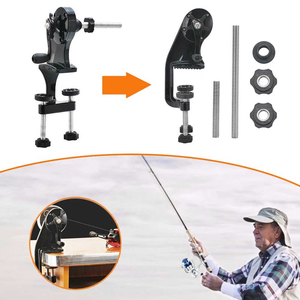Fishing Line Spool Winder Solid LIZARD Fishing Gear Baitcasting