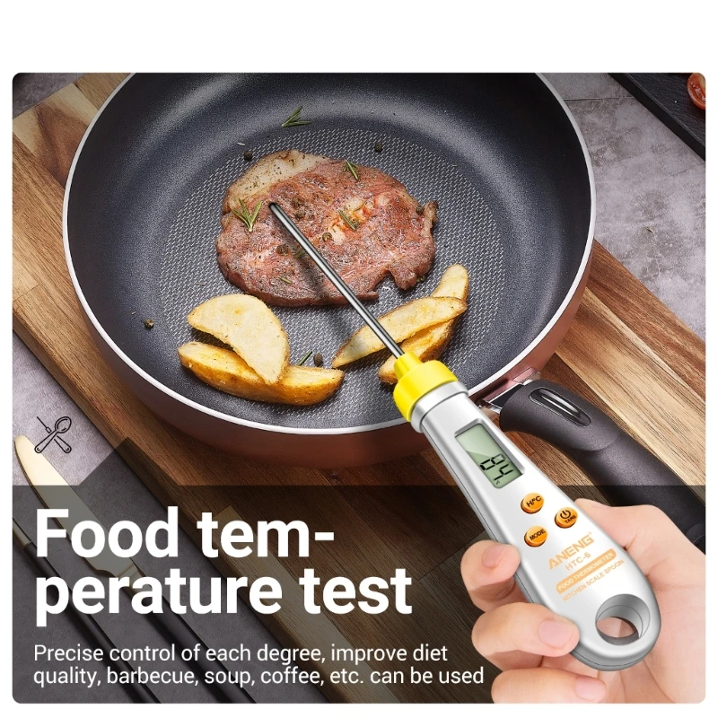 

Portable Measuring Spoon with Digital Scale Spices Spoon Scale Weighing Device ABS Material Electronic Measuring Spoons G2AB