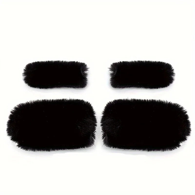 4pcs Electric scooter handle cover, winter cold and warm handle cover, electric scooter motorcycle tricycle cover