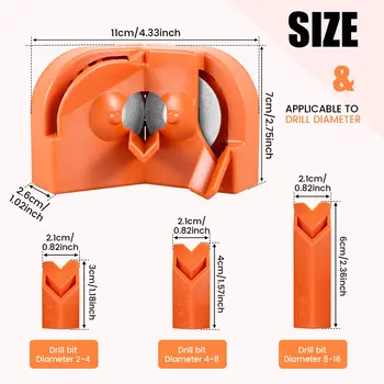 Multipurpose Drill Bit Grinding Sharpener ,Electric Impact Drill Knife Sharpener ,Disposable Double-sided Polishing 3