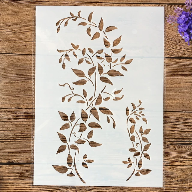 Flower Wall Stencils for Painting Leaves & Trees