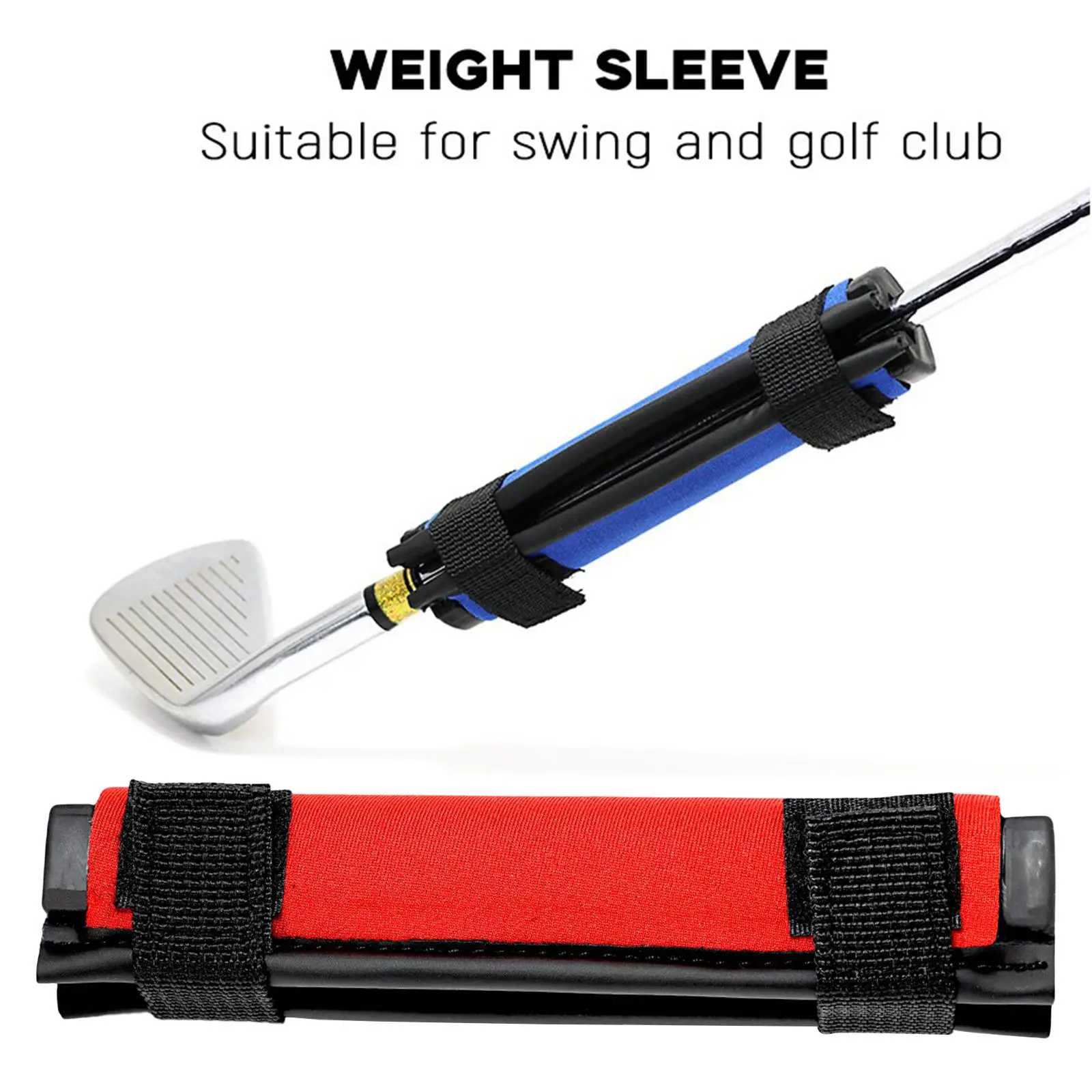 Golf Ring, Golf Club Swing Trainer Ring, Weighted Golf Head Wrap