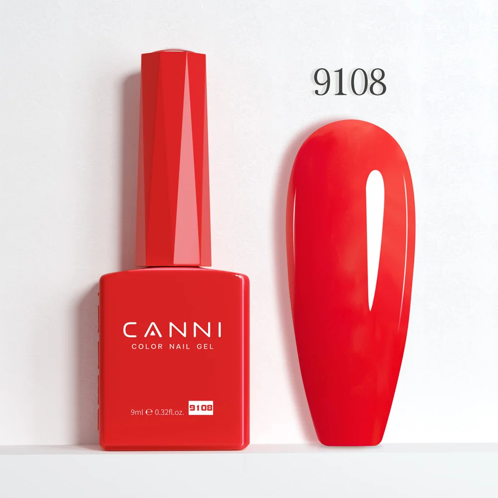 CANNI Super Glossy Glitter Cat Eye Nail Gel Polish - Hema Free Diamond Top Coat, Semi-Permanent UV LED Varnish