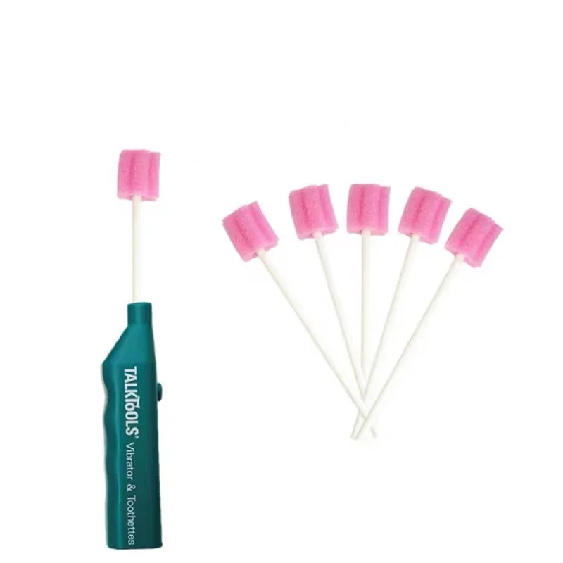 50PCS Disposable Oral Sponge Swabs Tooth Cleaning Mouth Swabs Sterile Dental Sponge Unflavored for Mouth & Gum Cleaning
