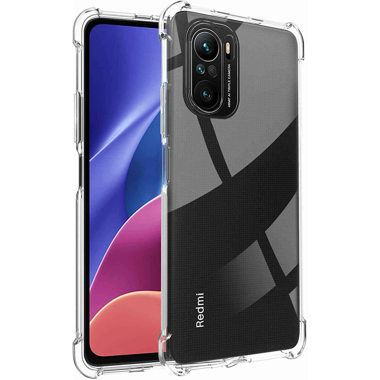 Rubber Slim Thin Flexible Clear Tpu Shock-Absorbing Corners Soft Silicone Case Cover For Xiaomi Poco X3 F3 M3 C3 C31 Mi 9 9T A3