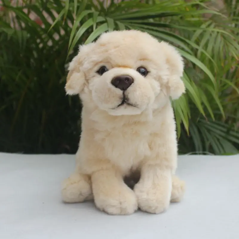 Labrador Retriever High Fidelity Cute Plushie Sheep Dog Plush Toys Lifelike Animals Simulation Stuffed Doll Kawai Toy Gifts Kid