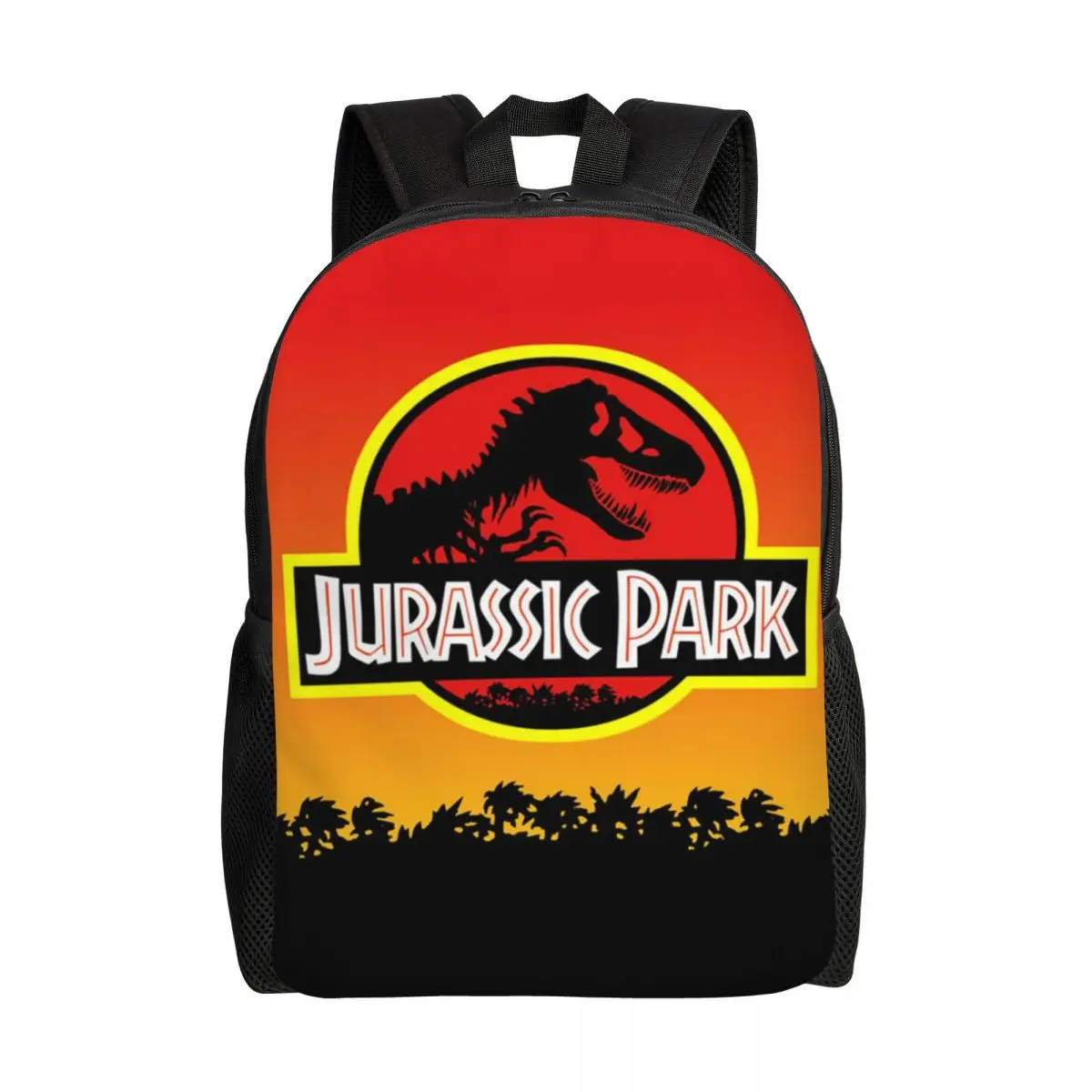 

Jurassic Park Dinosaur Print Backpack for Men Women Water Resistant College School Bag Printing Bookbag