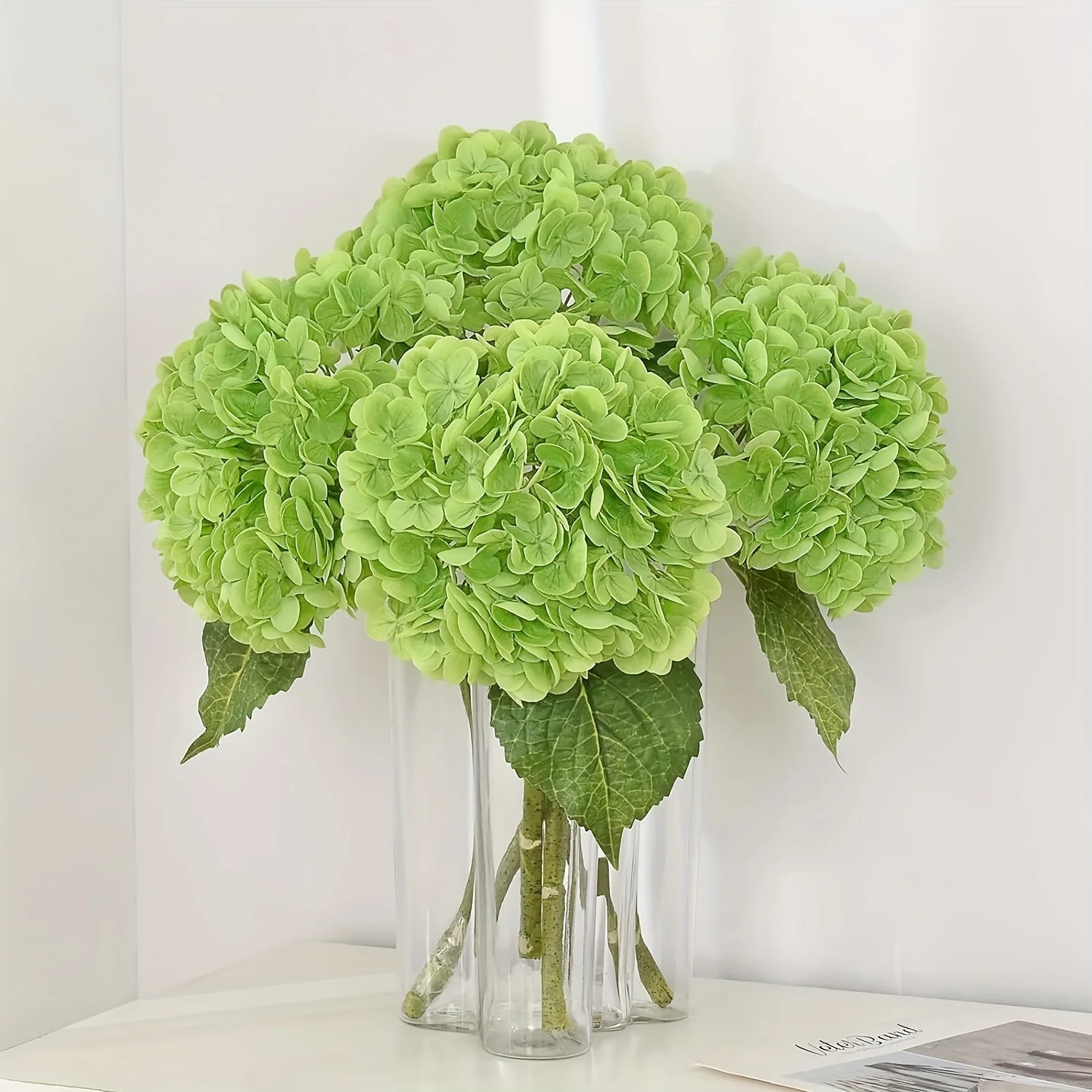 Ramo de hortensias de seda de flores artificiales de 58CM, decoración de  mesa de salón para fiesta en casa y boda colorida realista - AliExpress, image size:1500x1500