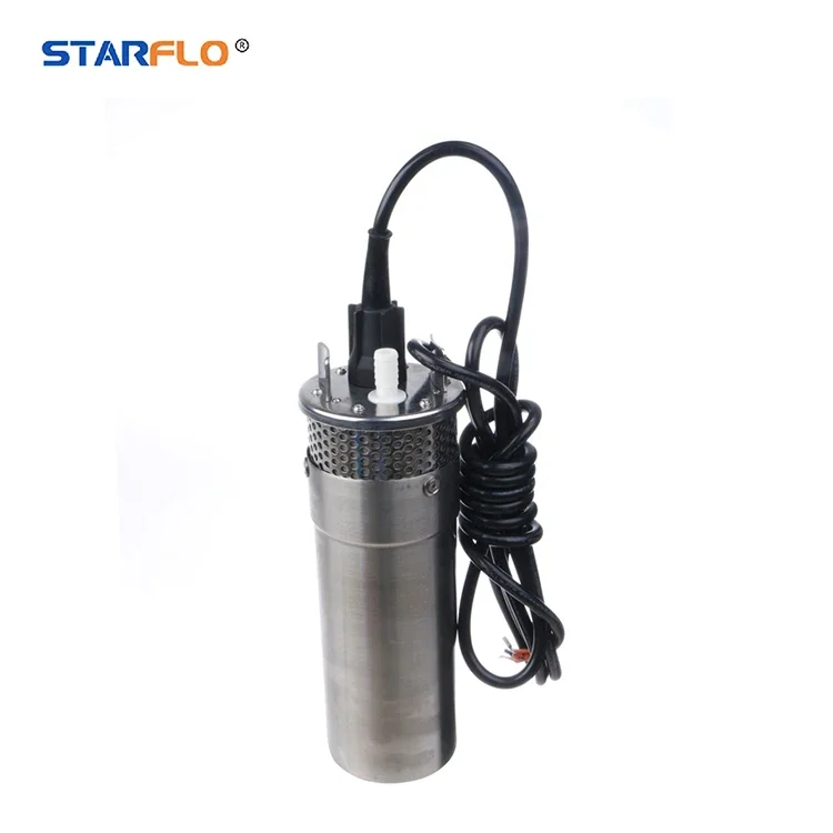 

STARFLO 12V DC 24V DC bomba solar de agua 100m submersible depth bomba de agua water pump