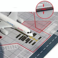 Scale 1/400 Airport Passenger Aircraft Runway Model PVC Parking Apron Pad  Aircraft Scene Display Diorama kits 1Pcs 2
