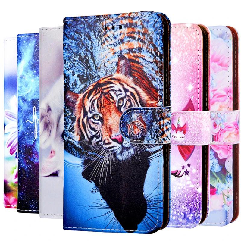 

Tiger Print Leather Case For OPPO Reno 7Z 5G 7se Reno 6 Pro Plus 6Z 5Z 5F 4F 4Z 4 Lite Reno 4 4 SE Ace 2 Back Cover Funda Hoesje