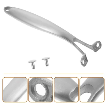 냄비 손잡이 팬 뚜껑 그립 교체, 스테인레스 스틸 손잡이 그립, 프라이 소스 팬, 실용적인 주방 용품, 조리기구