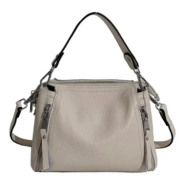 100% Genuine Leather Women Handbags Cowhide Fashion Women Shoulder Bag Luxury Ladies Messenger Bags High Quality Female Tote Bag 1