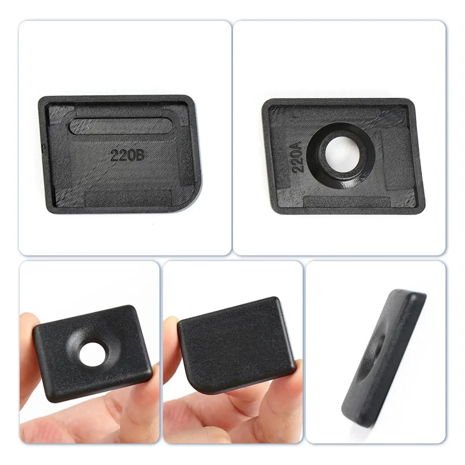 메르세데스 W220 차량용 글러브 박스 핸들 커버, 툴박스 뚜껑 잠금 스위치 버튼 커버 (벤츠 S 클래스 S300 S350 S400 S500 용)