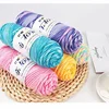 100g/ball Gradient Colored Cotton Yarn Soft Knitted Warm Scarf Sweater DIY Material Crochet Yarn 5-strand Medium Thick Yarn 4
