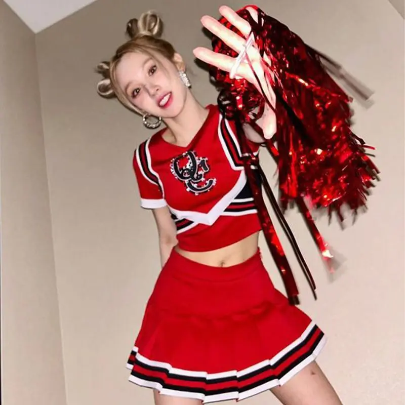 Kpop Idol outfit Hip Hop Cheerleading Dance Adult women Jazz Dance