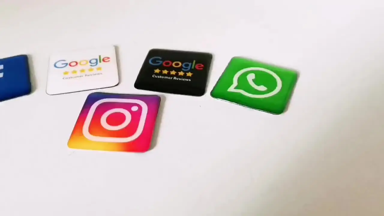 30 мм эпоксидная NFC наклейка для телефона в социальных сетях обзор Google Instagram карта