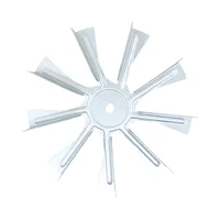 1PC ทนต่ออุณหภูมิสูงมอเตอร์ใบมีดแผ่นสังกะสีสําหรับ Air Fryer เตาอบพาพัดลมมอเตอร์อุปกรณ์เสริม 2