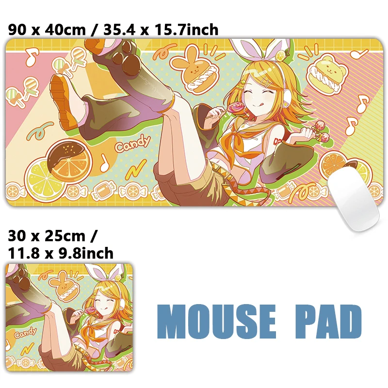 XXL Large Non-slip Mouse Pad for Computer and Laptop - Nightcord at 25:00 Theme