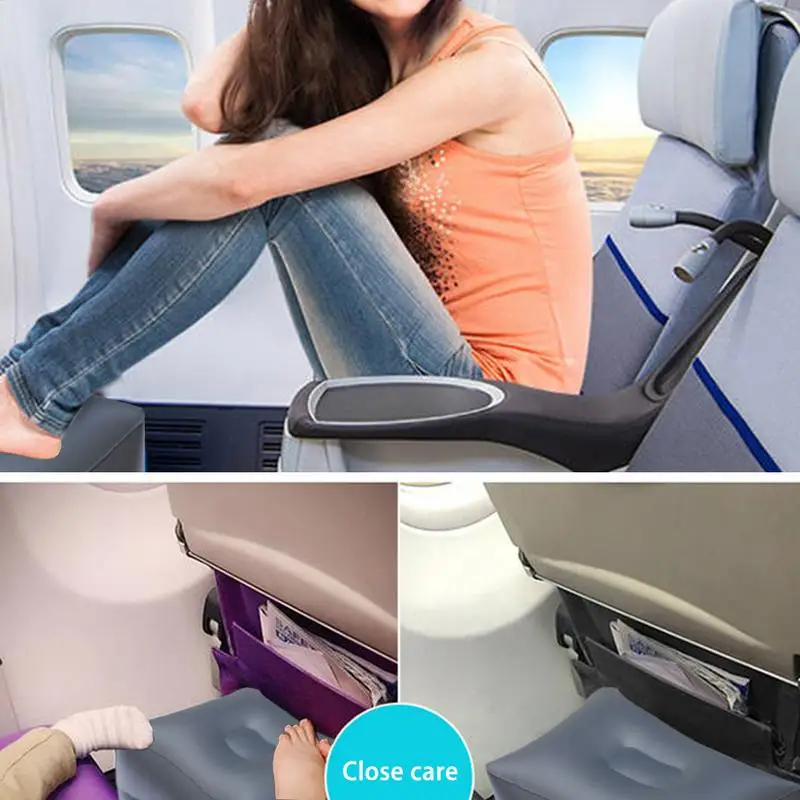 Car Inflatable Stool Cushion Air Mattress Ultimate Car Comfort Portable Cushion Rear Seat Gap Pad Auto Air Bed