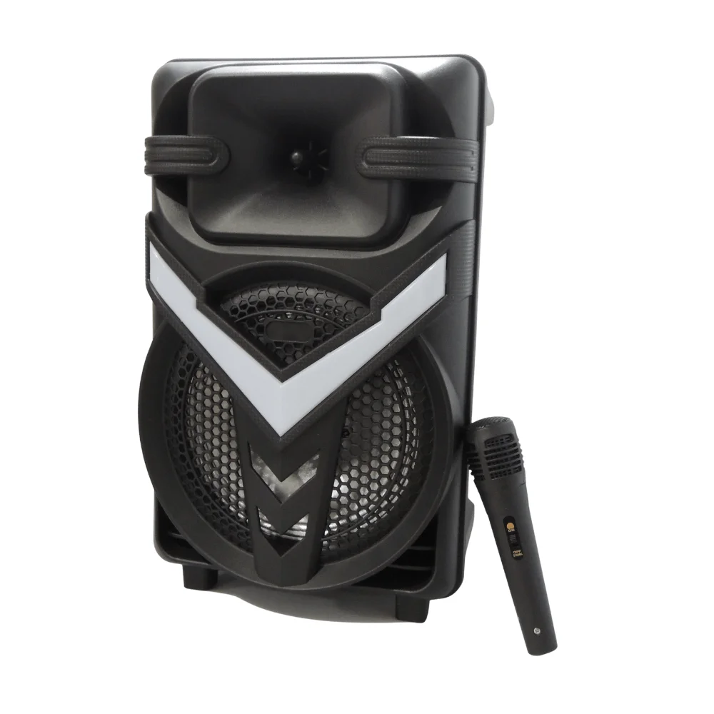 ZQS8157 Portable 8 "20W 3000mAh Black Multimedia Box