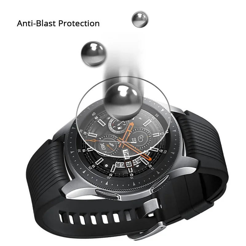 Watch Screen Protector 5/3/1 pcs For Samsung Galaxy Watch 46mm 42mm 9H Tempered Glass Anti-scratch Explosion proof
