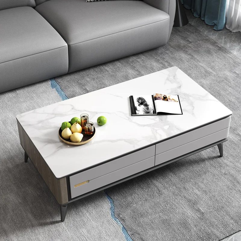 

Modern Antique Coffee Tables Minimalist Storage White Square Coffee Table Bedroom Design Mesa De Centro De Sala Nordic Furniture